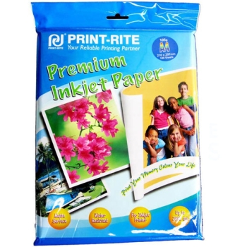 Fotopaber Print-Rite matt, veekindel  A4 105g 20l/pk