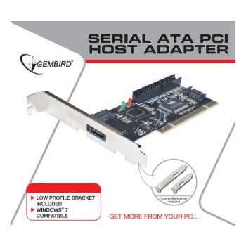 Serial ATA PCI host adapter Gembird 1internal+1 extranal port