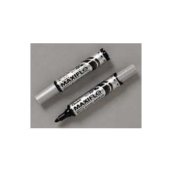 Valge tahvli marker Pentel Maxiflo MWL5M, kooniline must