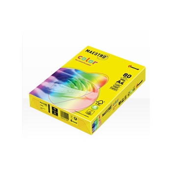 Värviline paberMaestro A4 500lk/80g  Neoon kollane (NEOGB)