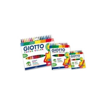 Viltpliiatsid Fila Giotto Turbo Color 24-värvi (riputatav)