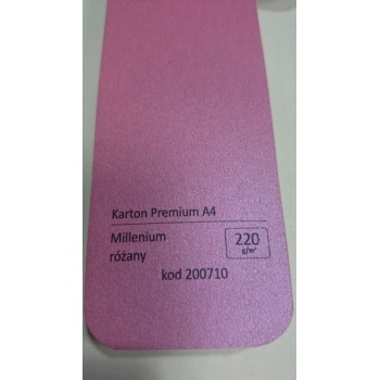 Dekoratiivpaber A4/220g, 20 lk/pk Millenium pink