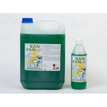 San Van Pluss puhastusvahend WC-pottidele happeline, 5l(roheline)