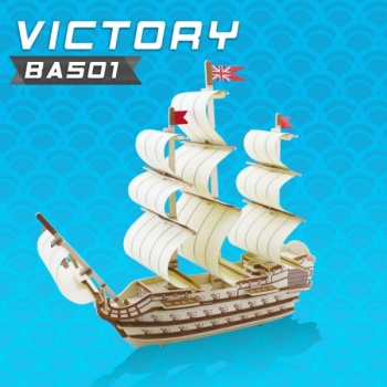 Puidust 3D puzzle Laev Victory