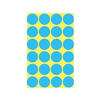 Kleebis Markeerimispunkt 18mm, 96tk/pk, sinine