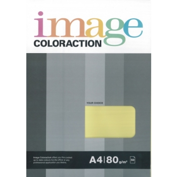Värviline paber Image Coloraction 80g. 50l/pk. Sulphur yellow