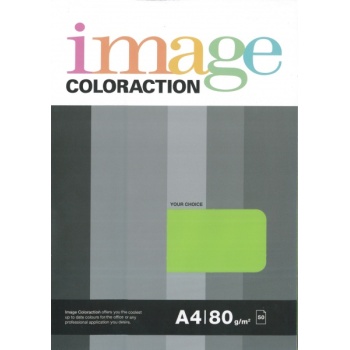 Värviline paber Image Coloraction 80g. 50l/pk. Lime