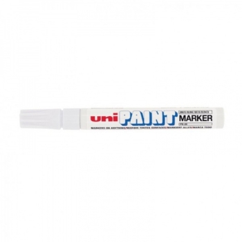 Marker Uni Paint PX20, permanent, valge, ümar 2-3mm
