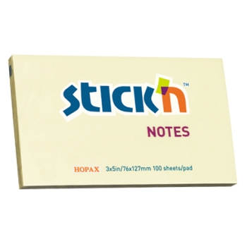 Märkmepaber Stick Notes 76 x 127mm 100lehte kollane