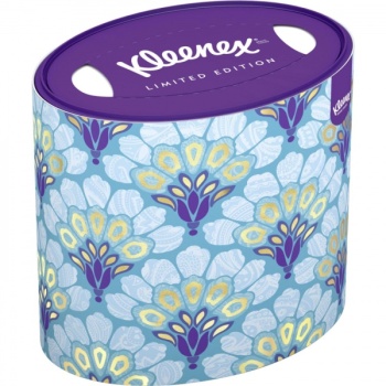 Kosmeetilised salvrätikud Kleenex SR Oval 3X valge 64tk/karbis 