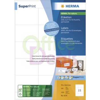 Herma H4278, 70x50,8mm 100l/p.