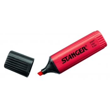 Tekstimarker Stanger, punane, 1-5 mm
