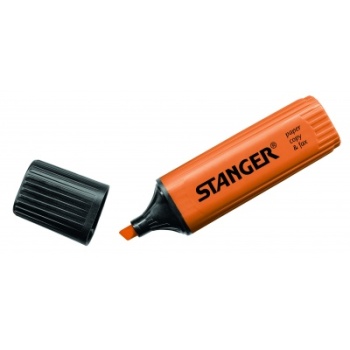 Tekstimarker Stanger, oranž, 1-5 mm