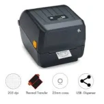 Etiketiprinter Zebra ZD220 USB, termosiire, termo, peeler, 203DPI
