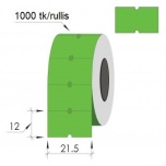 Hinnakleebis 21,5*12 roheline