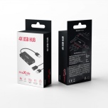 USB HUB 4-port USB 2,0 + kaabel 1,5m