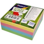 Märkmepaber PASTELL  75x75 4 värvi 320l/pk.
