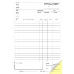 Blankett Arve-Saateleht A5 isekopeeruv 2*25