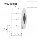 Hinnakleebis 21,5*12 valge