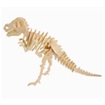 Puidust 3D puzzle T-Rex+värvid