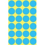 Kleebis Markeerimispunkt 18mm, 96tk/pk, sinine