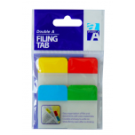 Märkmepaber Double A Filing Tab 4värvi  38x25mm