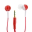 4World MP3 Channel Kõrvaklapid Värvilised | jack 3.5mm | 1.2m | Red/ Pink