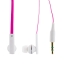 4World MP3 Channel Kõrvaklapid Flat/ jack 3.5mm/1.2m/ black, white, pink, red