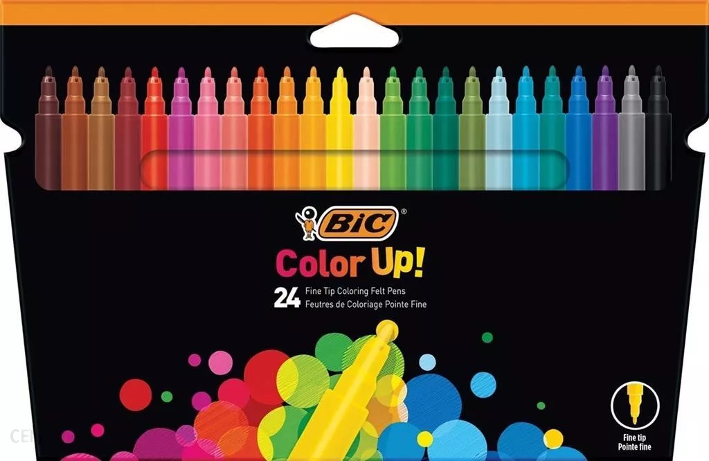Viltpliiatsid BIC Color Up! 24-värvi